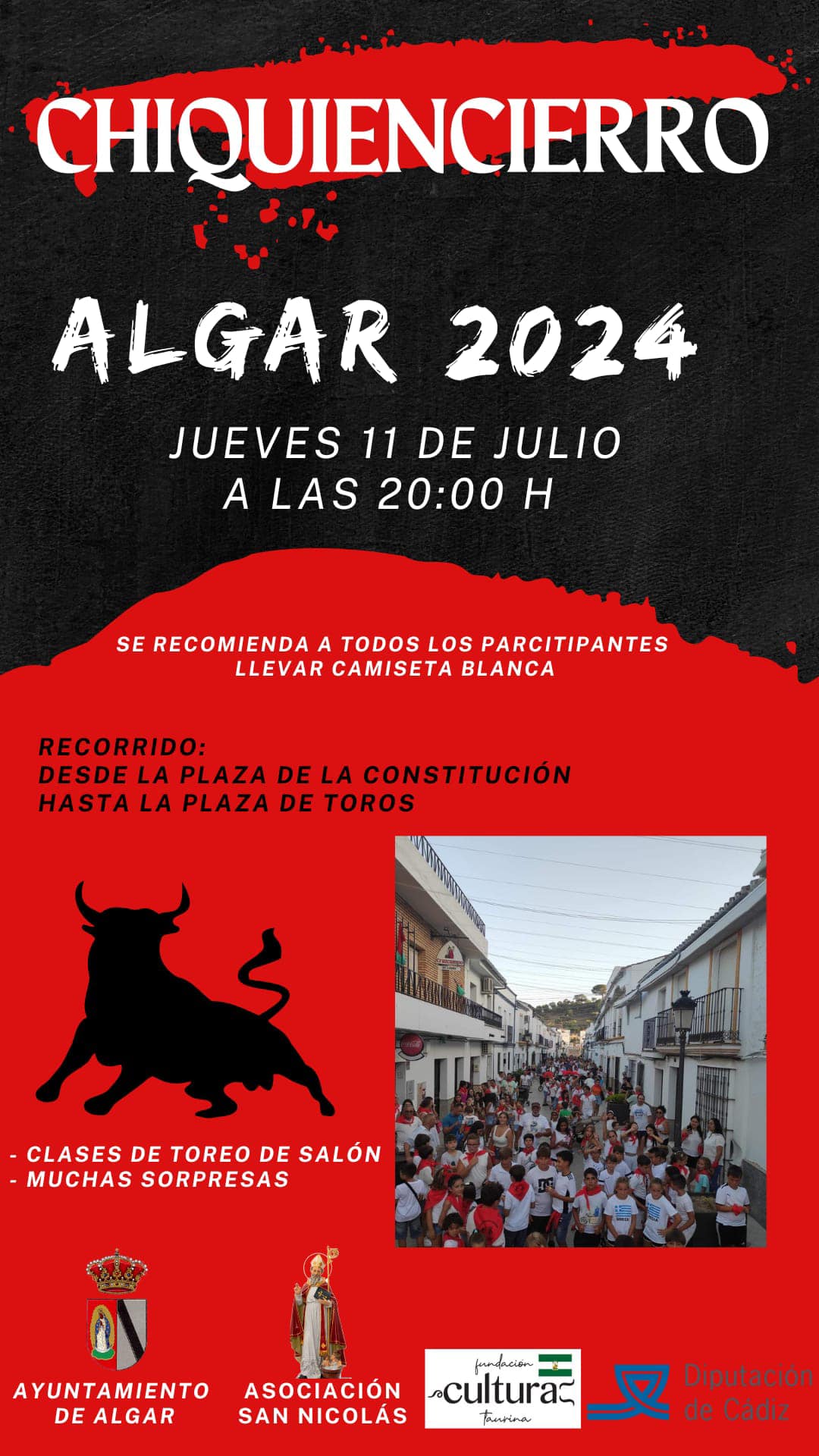 Cartel del Día del Chiquiencierro 2024