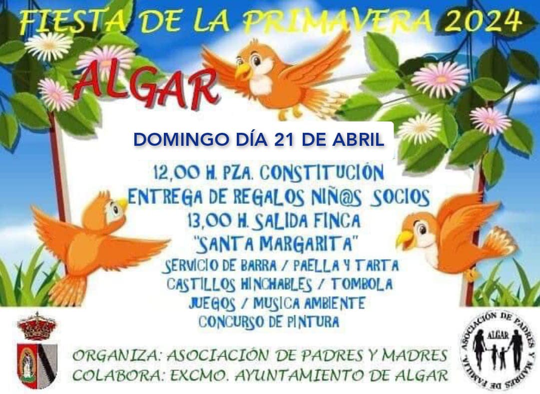 Cartel del Día de la Primavera 2024