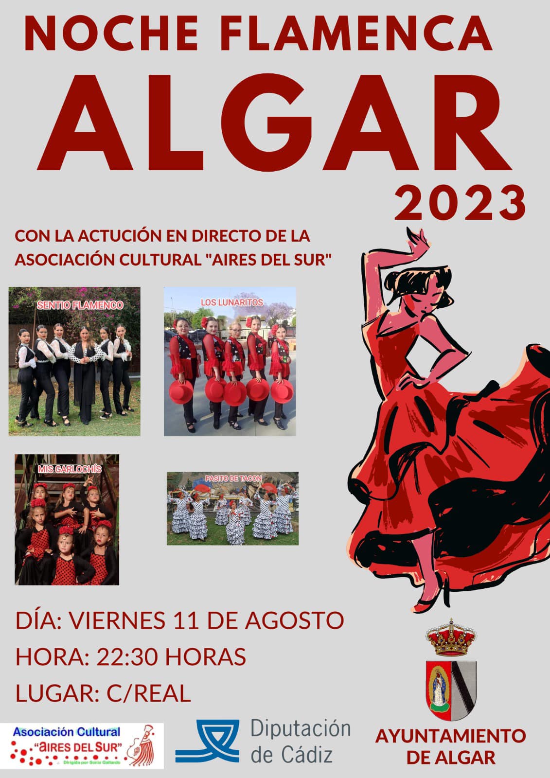 Cartel de la Noche Flamenca 2023